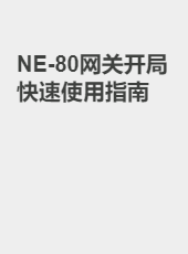 NE-80网关开局快速使用指南-admin